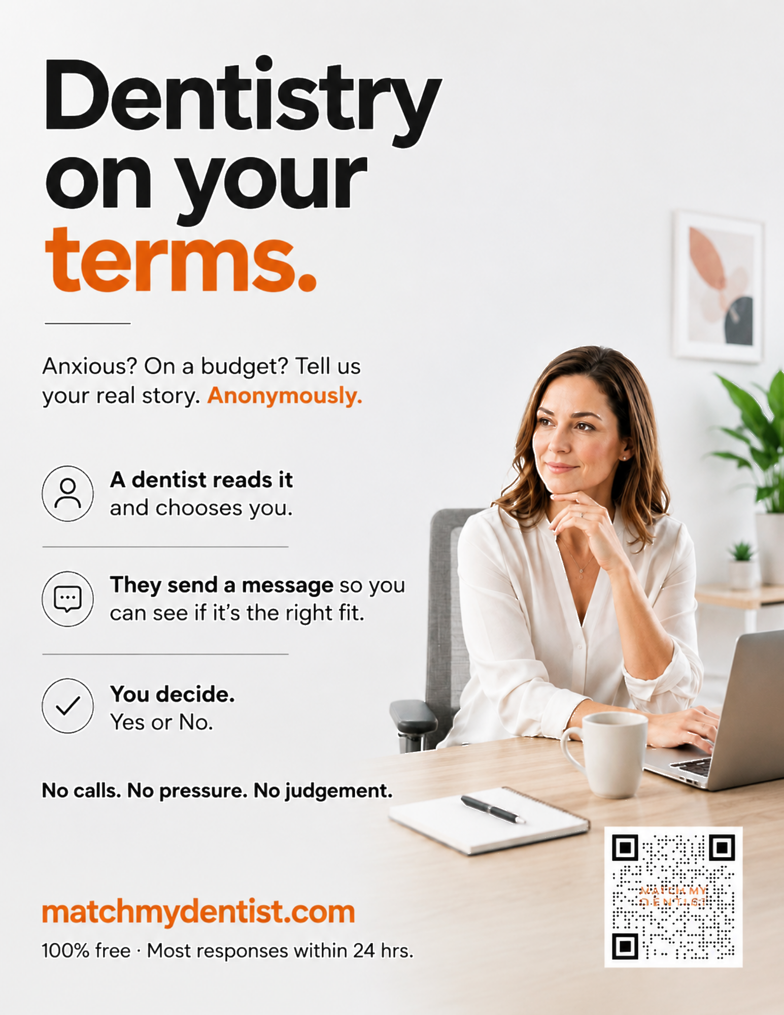 MatchMyDentist staff lounge poster